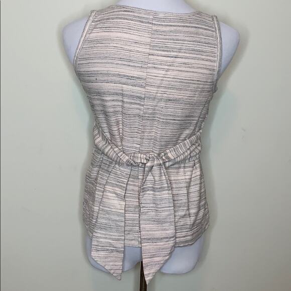 Lucky Brand Belted button down tank top Size Small - Picture 4 of 7